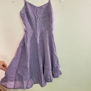 EUC Purple & White Old Navy Dress XS